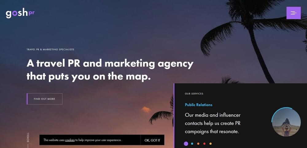 Gosh PR Top PR Agencies for Travel & Tourism in the UK