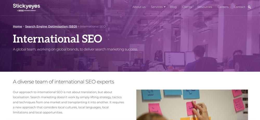 Sticky Eyes - International SEO agency