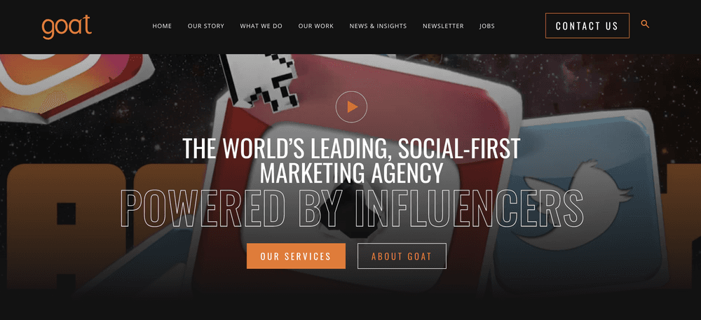 GOAT - Social and Influencer agency London