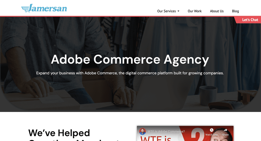 Jamersan Top eCommerce Web Design & Development Agencies